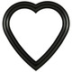 #460 Heart Frame - Gloss Black