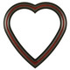 #460 Heart Frame - Vintage Cherry