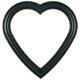 #462 Heart Frame - Royal Blue