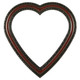 #462 Heart Frame - Vintage Cherry