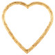 #550 Heart Frame - Champagne Gold