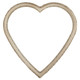 #553 Heart Frame - Taupe