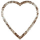 #554 Heart Frame - Champagne Silver