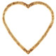 #811 Heart Frame - Champagne Gold