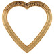 #821 Heart Frame - Gold Leaf