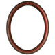 #101 Oval Frame - Rosewood