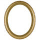 #401 Oval Frame - Gold Spray