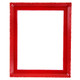 #401 Rectangle Frame - Holiday Red