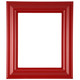 #450 Rectangle Frame - Holiday Red
