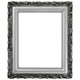 #454 Rectangle Frame - Silver Spray