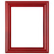 #460 Rectangle Frame - Holiday Red