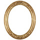 #461 Oval Frame - Champagne Gold