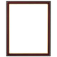 #551 Rectangle Frame - Rosewood with Gold Lip