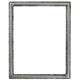 #553 Rectangle Frame - Silver Leaf with Black Antique