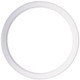 #810 Circle Frame - Linen White