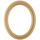 #820 Oval Frame - Gold Spray