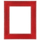 #832 Rectangle Frame - Holiday Red