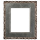 #844 Rectangle Frame - Silver Leaf with Brown Antique