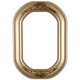 #451 Octagon Frame - Gold Spray