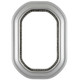 #456 Octagon Frame - Silver Spray