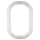 #461 Octagon Frame - Linen White