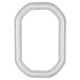 #462 Octagon Frame - Linen White
