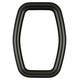 #460 Hexagon Frame - Matte Black