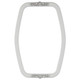 #811 Hexagon Frame - Linen White