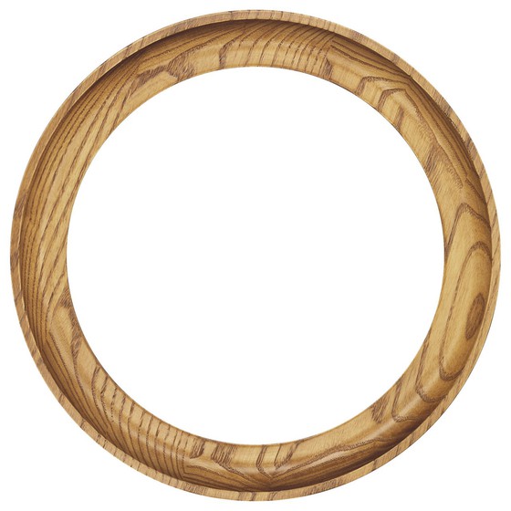 How to Hang Round Wood Picture Frames - InLine Ovals