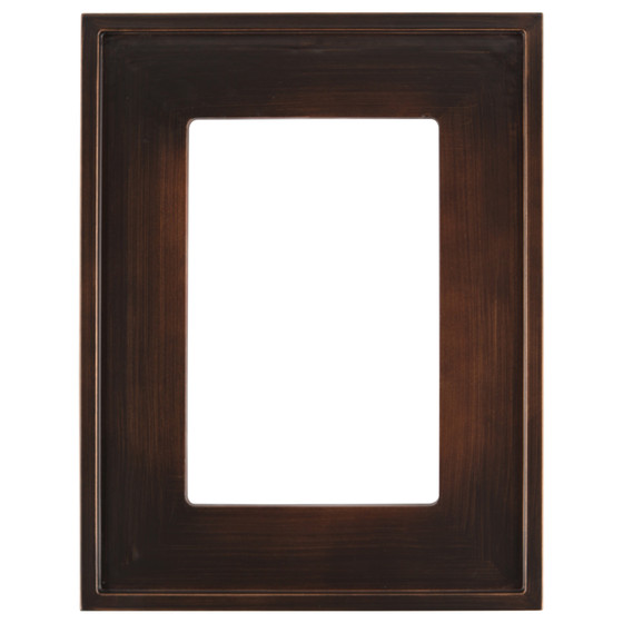 Rectangular Bronze Frame Rectangle Floater Frame | Series 795 Rubbed Bronze