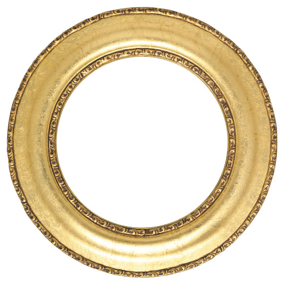 Circle Frame | Series 452 Gold Leaf