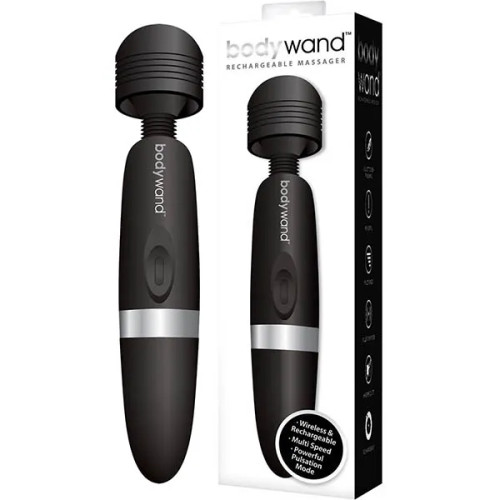 Bodywand Rechargeable - Black Rechargeable Massage Wand