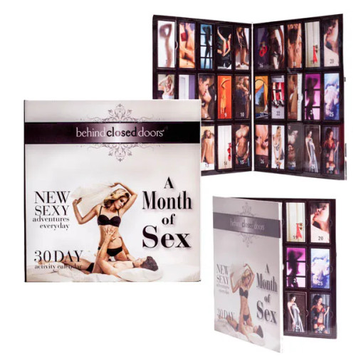 Behind Closed Doors-A month of sex-activity calender