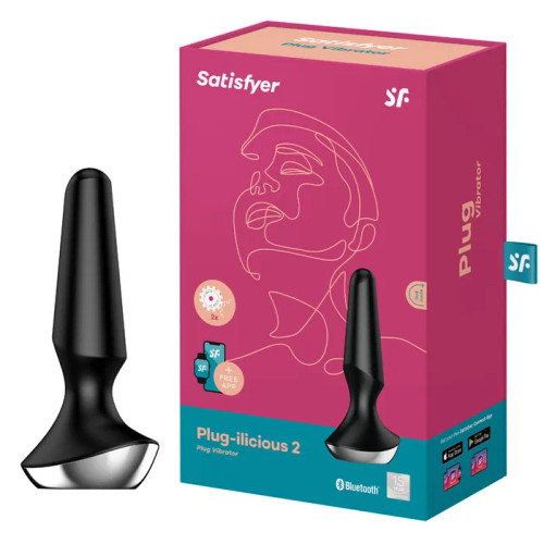 Satisfyer Plug-Ilicious 2 black with bluetooth and APP