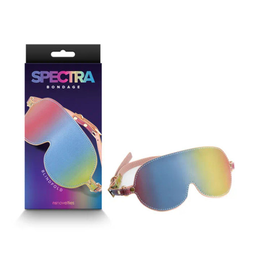Spectra Bondage Blindfold-Rainbow