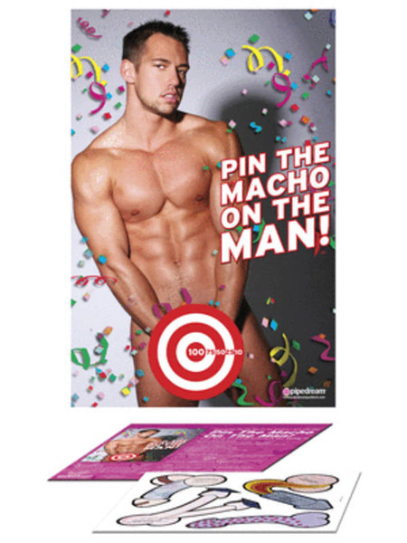 Pin the macho on the man game