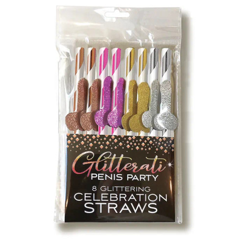 Glitterati-Celebration Penis Straws