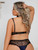 Intimate Desire-Curvaceous Range-Lace Strap Colour Panel-Teddy-Blue-Sizes 1XL-4XL