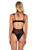 Intimate Desire-Lace Strap Colour Panel-Teddy-Navy-Sizes Small-2xl
