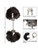 Ultra Fluffy Furry Cuffs-Black