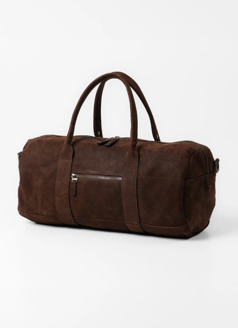 Reclaimed Leather Duffle Bag | Moore & Giles
