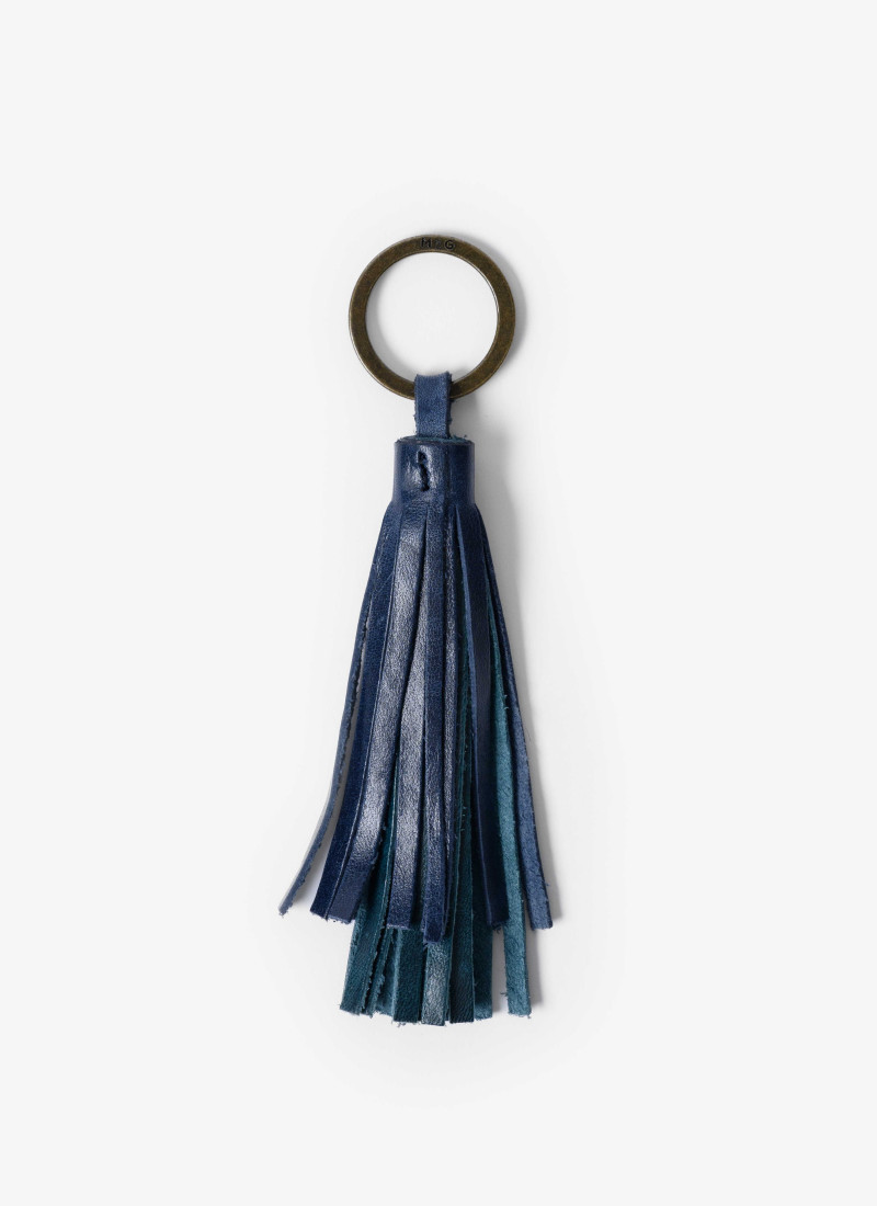 Leather Tassel Keychain - Moore & Giles