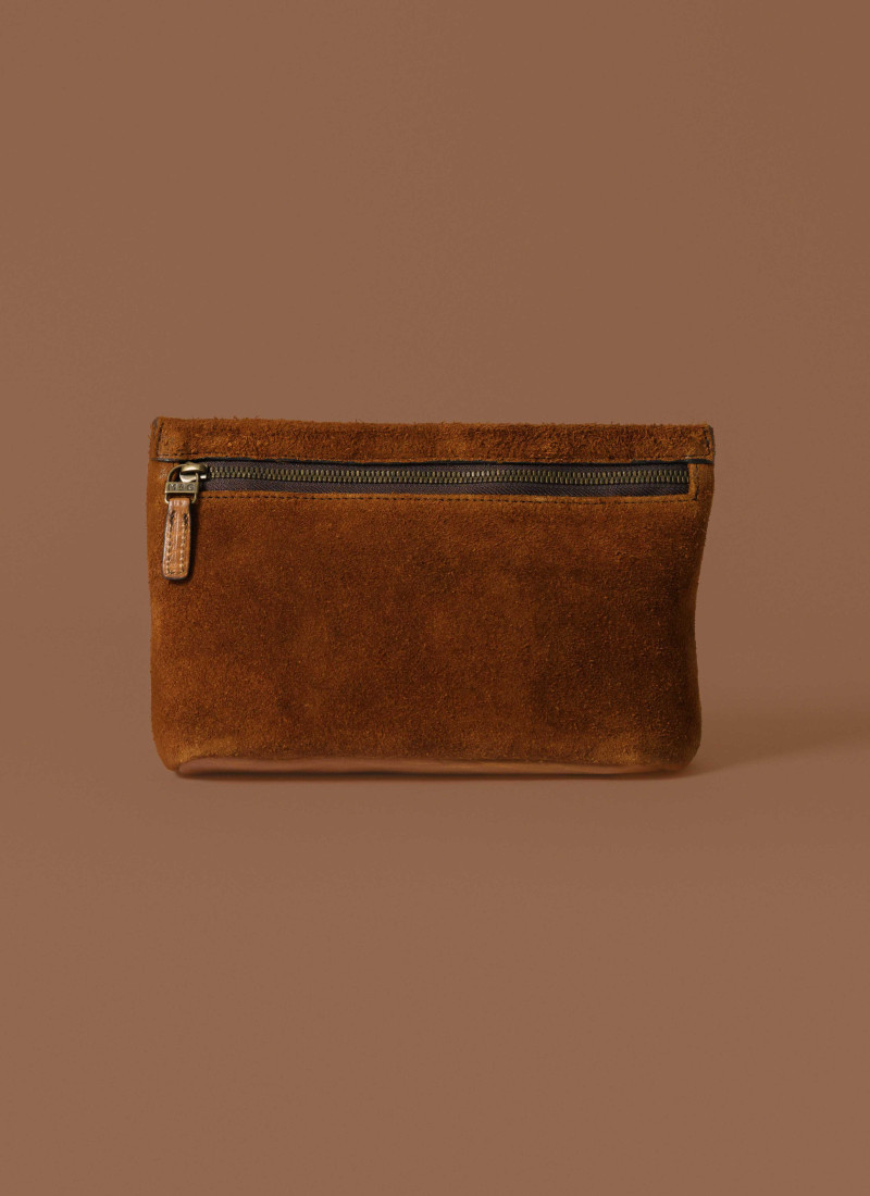バッグ nonnative GUIDI BISON LEATHER POUCH Limited Collection Bison Zip Pouch - Moore & Giles