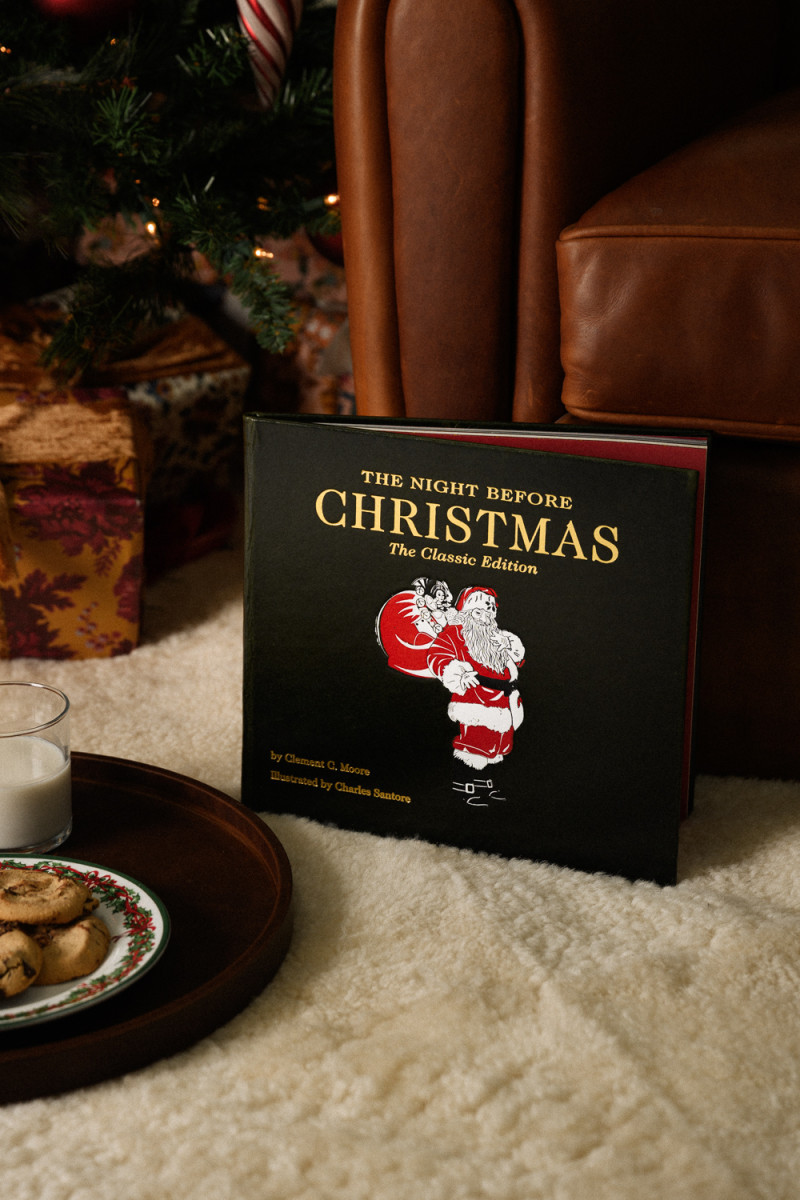 The Night Before Christmas Leather Storybook - Moore & Giles