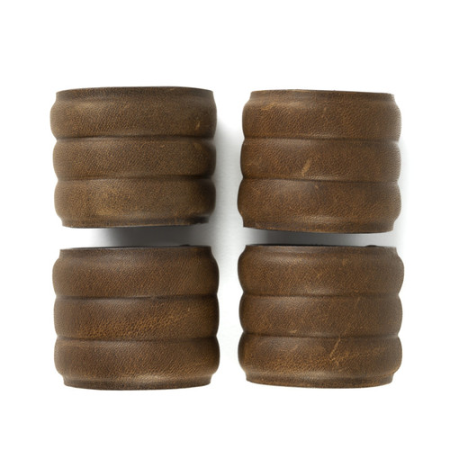 Leather Napkin Ring Set Leather Napkin Ring Set