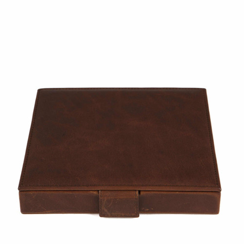 Leather Dominoes Set