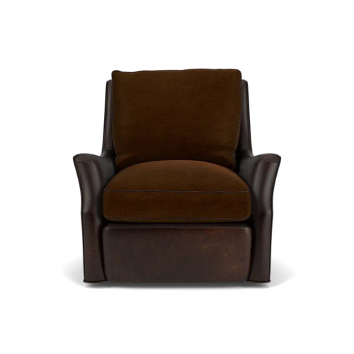 Hamilton Swivel Chair - Mohair & Leather