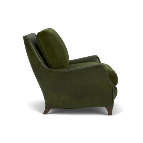 Hamilton Lounge Chair  - Mohair & Leather