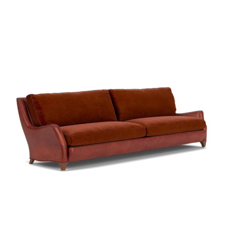 Hamilton Sofa - Mohair & Leather
