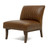 Kemper Channeled Leather Slipper Chair